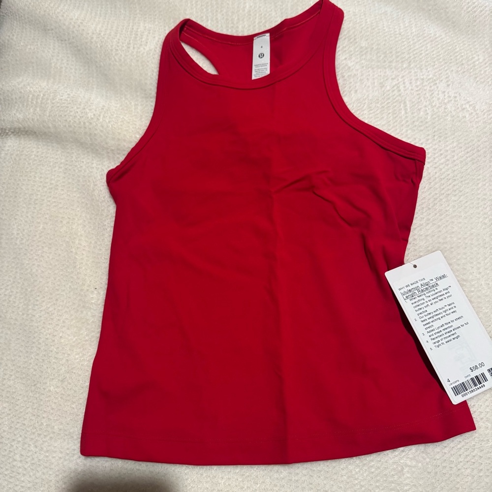 Lululemon Align Waist Length Racerback